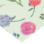 Aquarellblume Tischdecke (Schrägansicht)