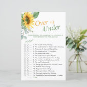 Aquarellblume über oder unter Duschgel (Stehend Vorderseite)