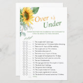 Aquarellblume über oder unter Duschgel (Vorne/Hinten)