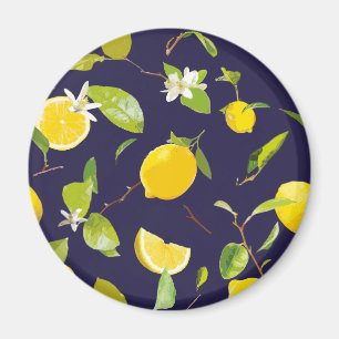 Aquarellblume und Blätter 10 Magnet