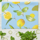 Aquarellblume und Blätter 3 Geschirrtuch (Gefaltet)