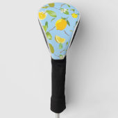 Aquarellblume und Blätter 3 Golf Headcover (Vorderseite)