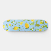 Aquarellblume und Blätter 3 Skateboard (Horizontal)
