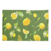 Aquarellblume und Blätter 5 Kissenbezug (Rückseite-Links)