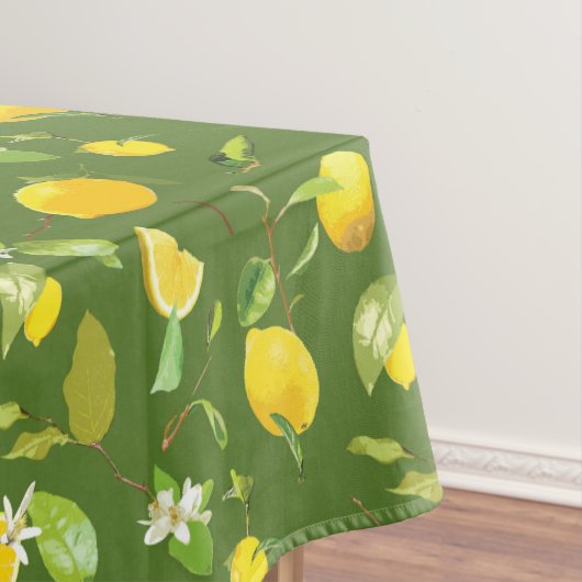 Aquarellblume und Blätter 5 Tischdecke (Beispiel)