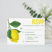 Aquarellblume und Blätter | UAWG zur Wahl Einladung (Stehend Vorderseite)