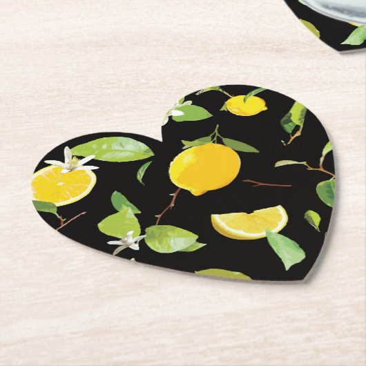 Aquarellblume und Blätter Untersetzer (angewinkelt)