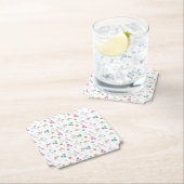 Aquarellblume Untersetzer | Rosa | 6 (Vor Ort)