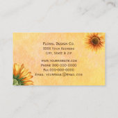 Aquarellblume Visitenkarte (Rückseite)