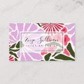 Aquarellblume Visitenkarte (Vorderseite)