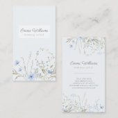 Aquarellblume Visitenkarte (Vorne/Hinten)