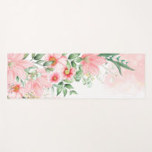 Aquarellblume Yogamatte (Vorderseite (Horizontal))