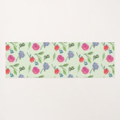 Aquarellblume Yogamatte (Rückseite (Horizontal))