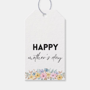 Aquarellblume zum Muttertag des Glücks Geschenkanhänger