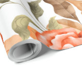 Aquarellblumen 1 geschenkpapier (Rolleneckpunkt)