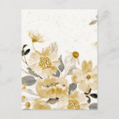 Aquarellblumen 7 postkarte (Vorderseite)