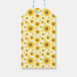 Aquarellblumen Blumenmuster Geschenkanhänger