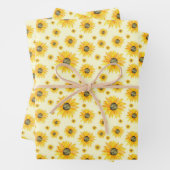 Aquarellblumen Blumenmuster Geschenkpapier Set (Beispiel)