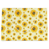 Aquarellblumen Blumenmuster Große Geschenktüte (Vorderseite)