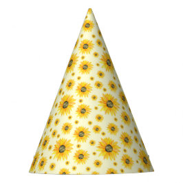 Aquarellblumen Blumenmuster Partyhütchen
