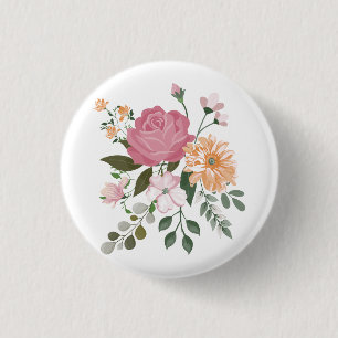 Aquarellblumen  button