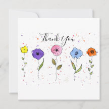 Aquarellblumen