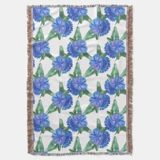 Aquarellblumen Decke (Vorderseite Vertikal)