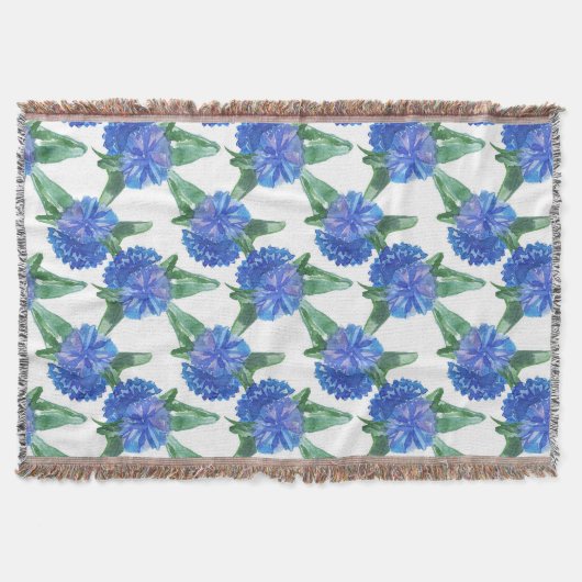 Aquarellblumen Decke (Vorderseite)