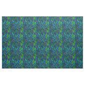 Aquarellblumen-Doodles dunkler Hintergrund Stoff (Yard (91,4 cm))