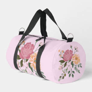 Aquarellblumen Duffle Bag