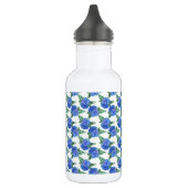 Aquarellblumen Edelstahlflasche (Links)