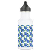 Aquarellblumen Edelstahlflasche (Rechts)