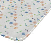 Aquarellblumen Einfache Blume Schneidebrett (Ecke)