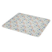 Aquarellblumen Einfache Blume Schneidebrett (Ecke)