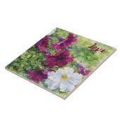 Aquarellblumen Fliese (Seite)