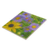 Aquarellblumen Fliese (Seite)