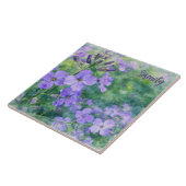 Aquarellblumen Fliese (Seite)