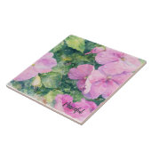 Aquarellblumen Fliese (Seite)