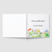 Aquarellblumen gästebuch (Voll)