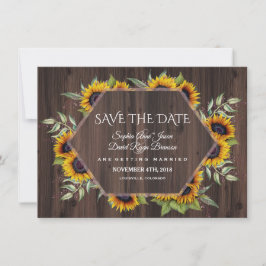 Aquarellblumen Geometrisches Holzhochzeitchen Save The Date