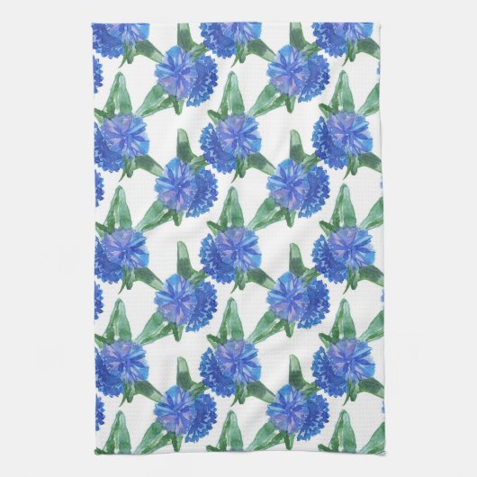 Aquarellblumen Geschirrtuch (Vertikal)