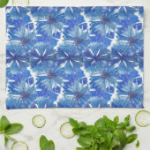 Aquarellblumen Geschirrtuch (Gefaltet)