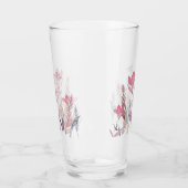 Aquarellblumen Glas (Links)