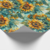 Aquarellblumen (hell) geschenkpapier (Ecke)