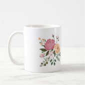 Aquarellblumen kaffeetasse (Links)
