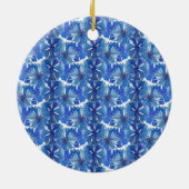 Aquarellblumen Keramik Ornament (Hinten)