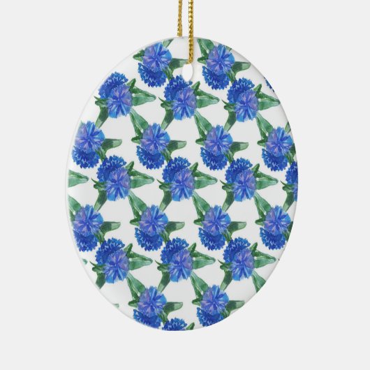 Aquarellblumen Keramik Ornament (Rechts)