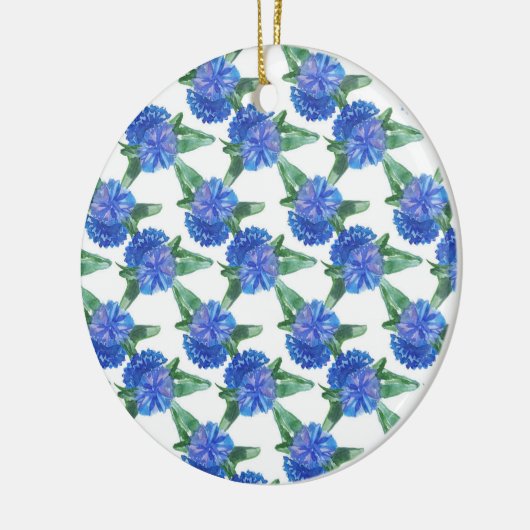 Aquarellblumen Keramik Ornament (Links)