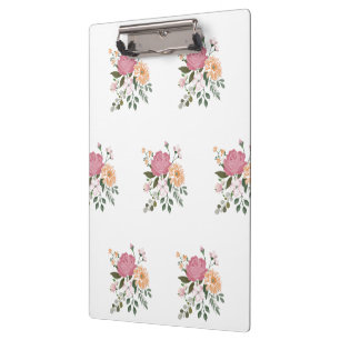 Aquarellblumen Klemmbrett
