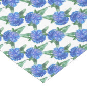 Aquarellblumen Kurzer Tischläufer (Ecke)